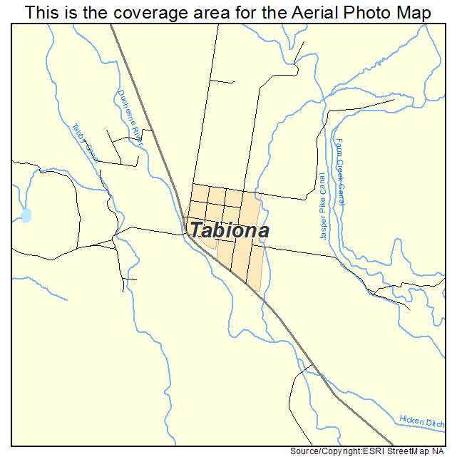 Tabiona, UT location map 