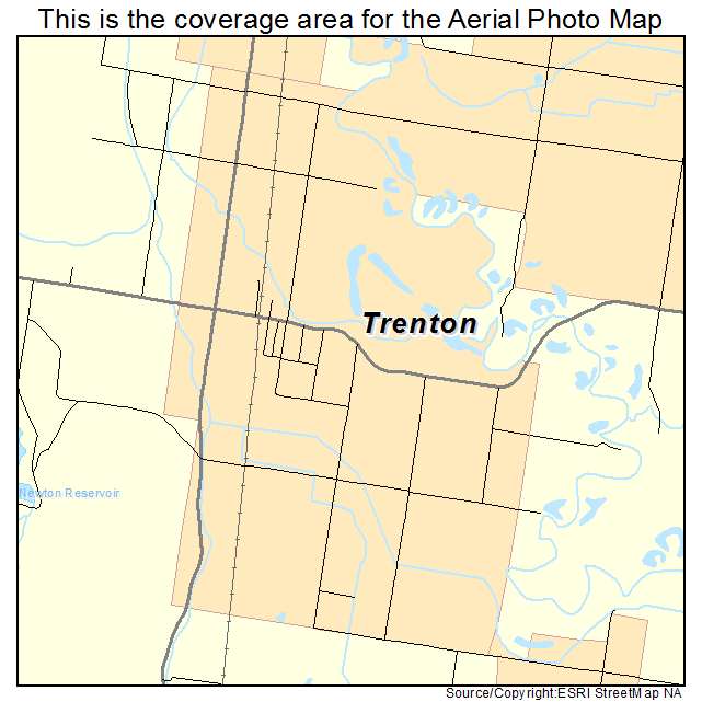Trenton, UT location map 