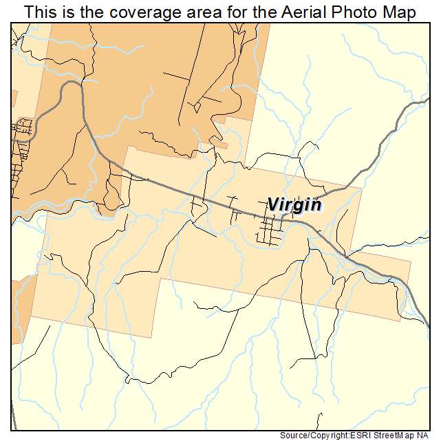 Virgin, UT location map 