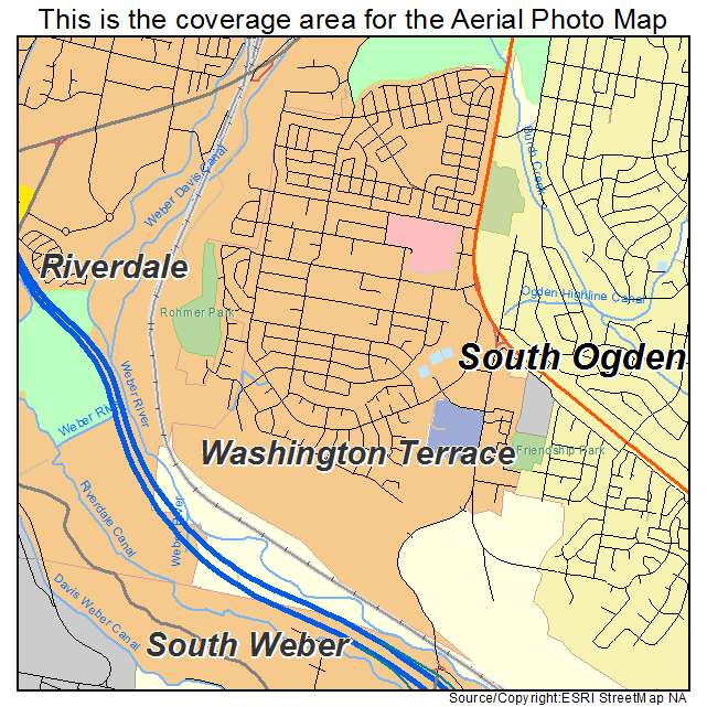 Washington Terrace, UT location map 