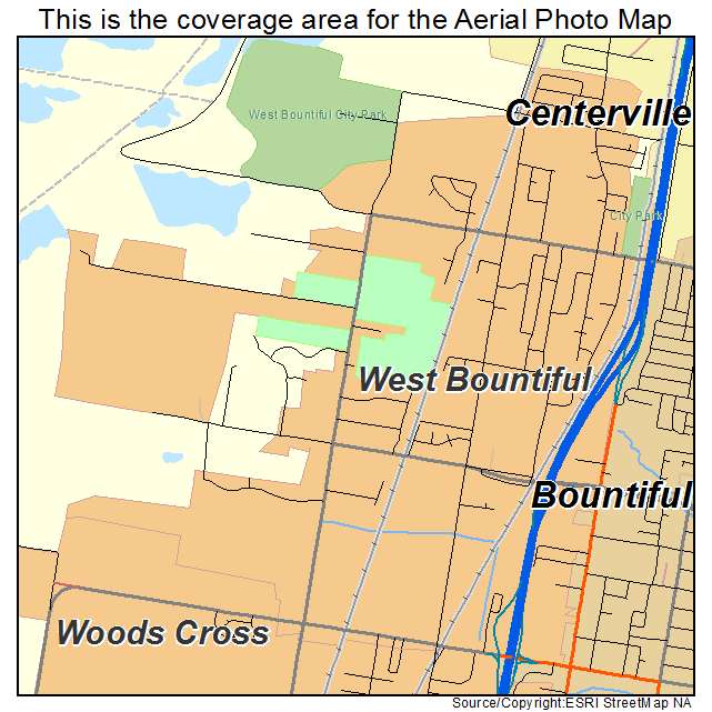West Bountiful, UT location map 