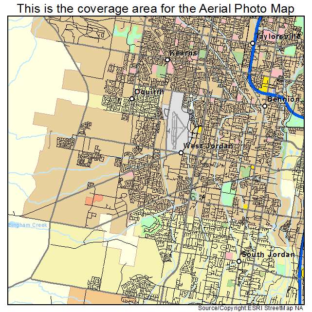 West Jordan, UT location map 