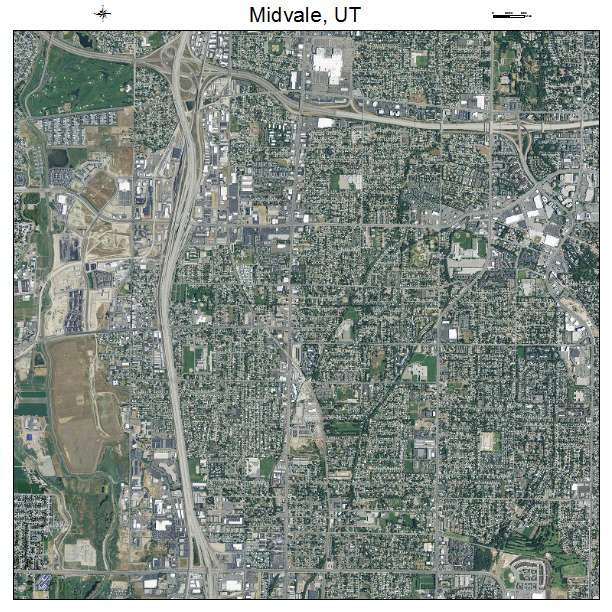 Midvale, UT air photo map