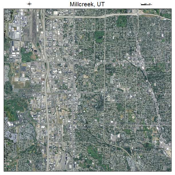 Millcreek, UT air photo map