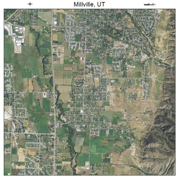 Millville, UT air photo map