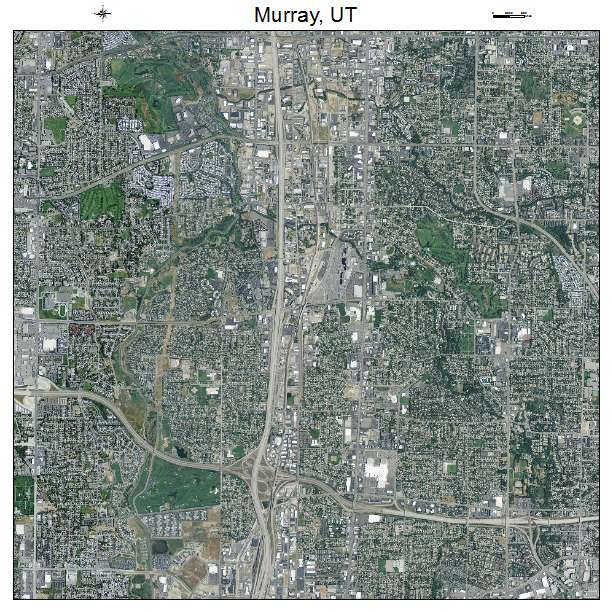 Murray, UT air photo map