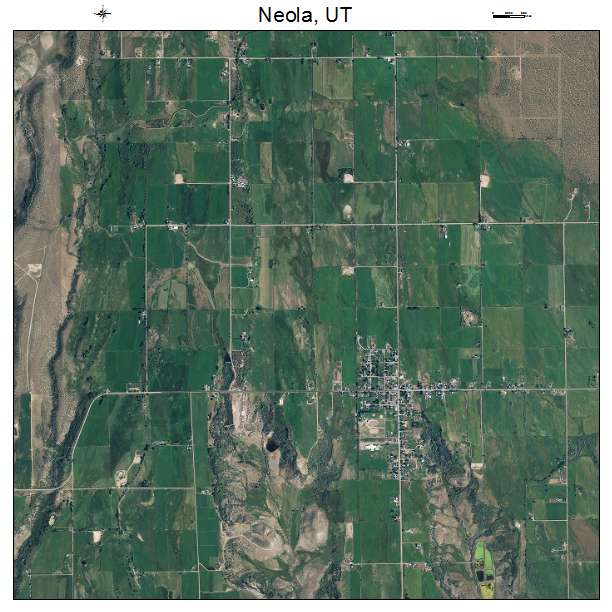 Neola, UT air photo map