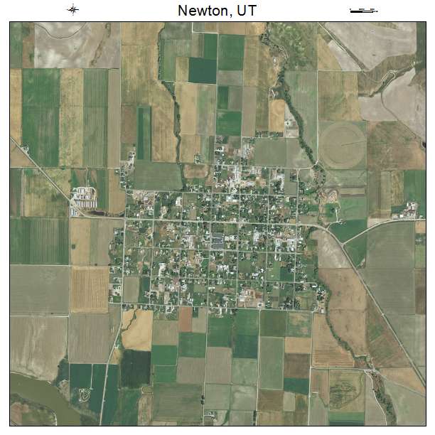 Newton, UT air photo map