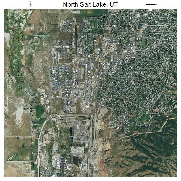North Salt Lake, UT air photo map