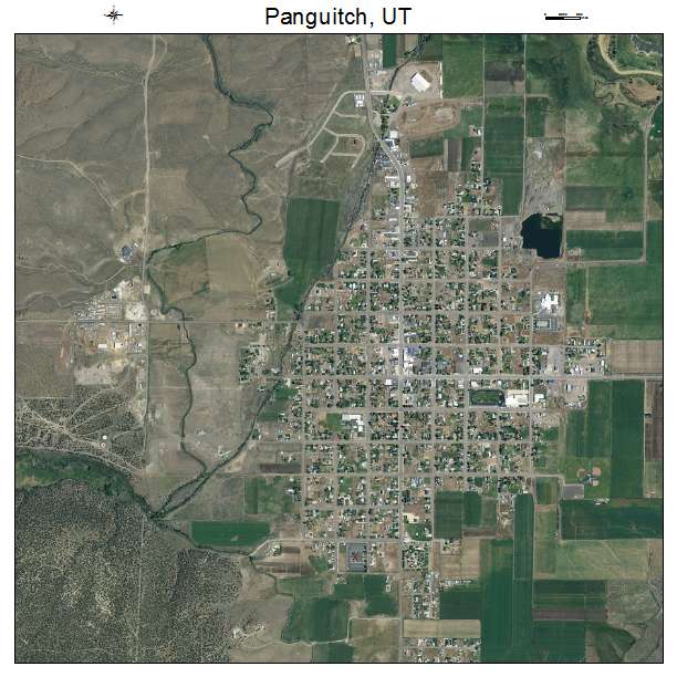 Panguitch, UT air photo map