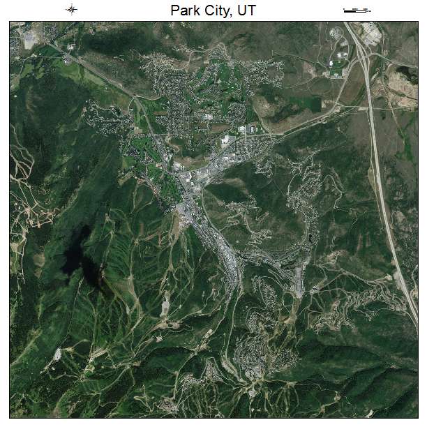 Park City, UT air photo map