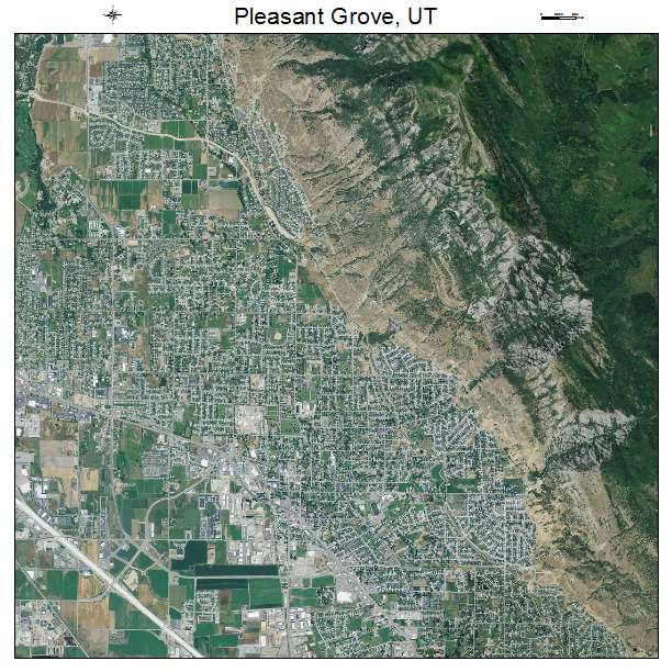 Pleasant Grove, UT air photo map