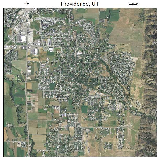 Providence, UT air photo map