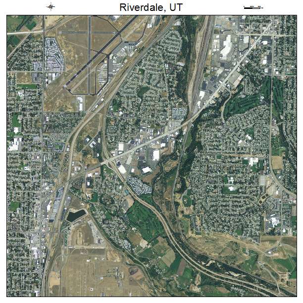 Riverdale, UT air photo map