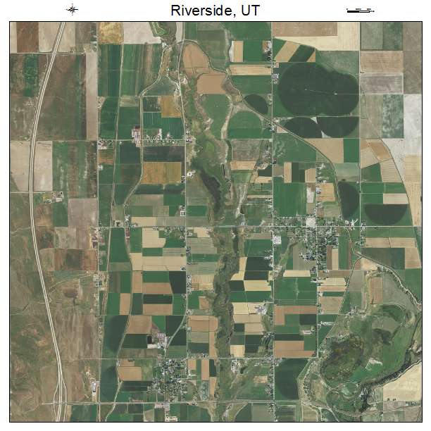 Riverside, UT air photo map