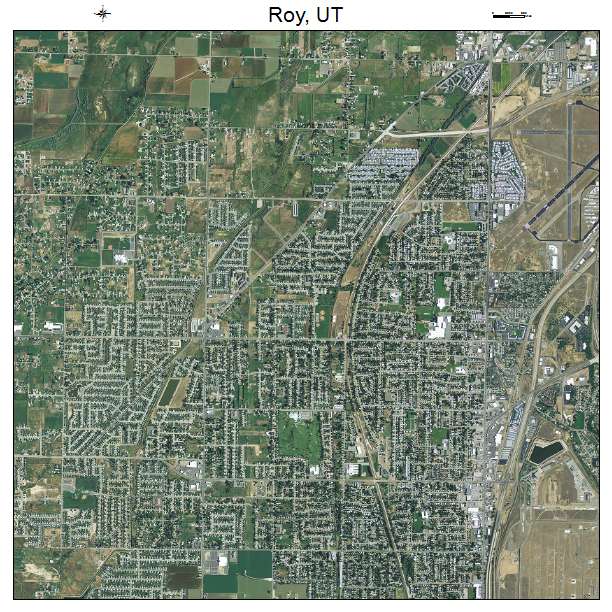 Roy, UT air photo map