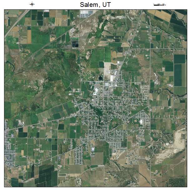 Salem, UT air photo map