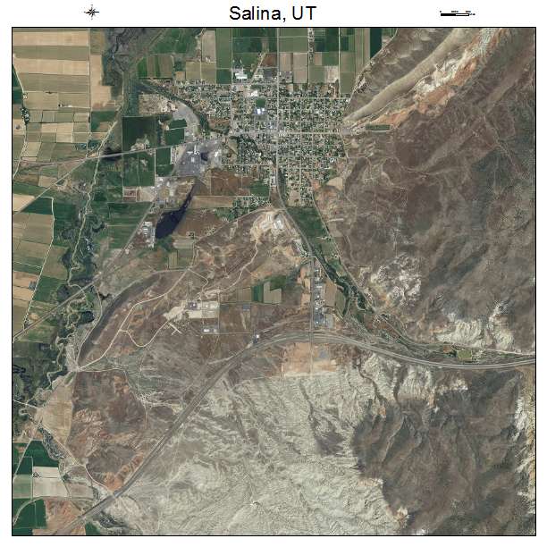 Salina, UT air photo map