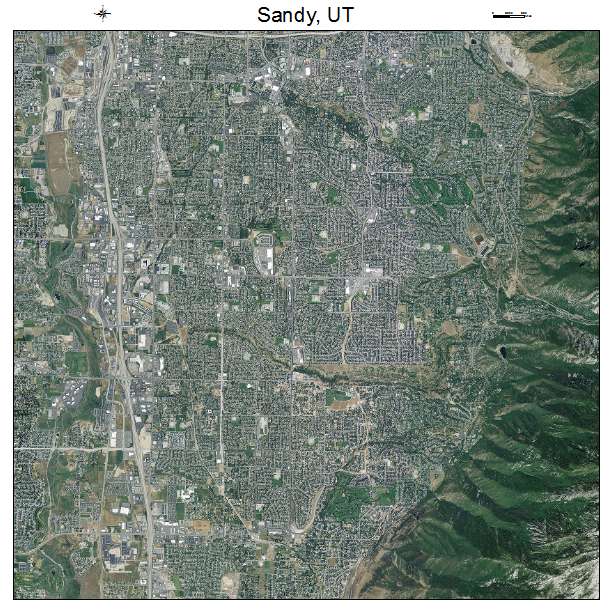 Sandy, UT air photo map