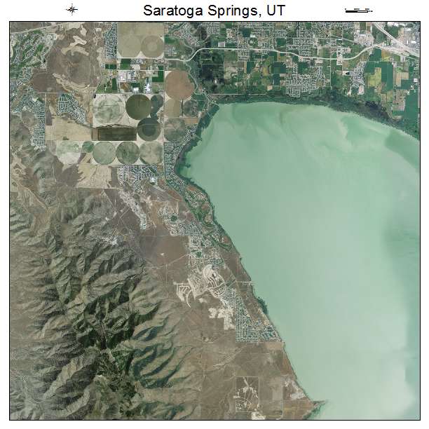 Saratoga Springs, UT air photo map