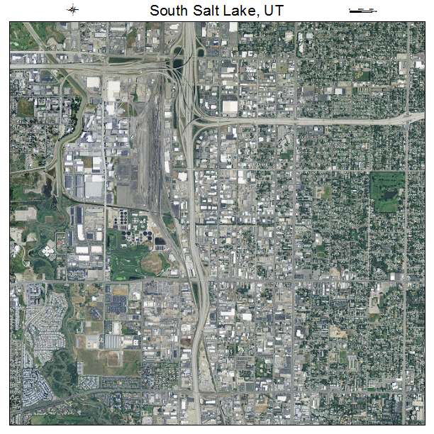South Salt Lake, UT air photo map