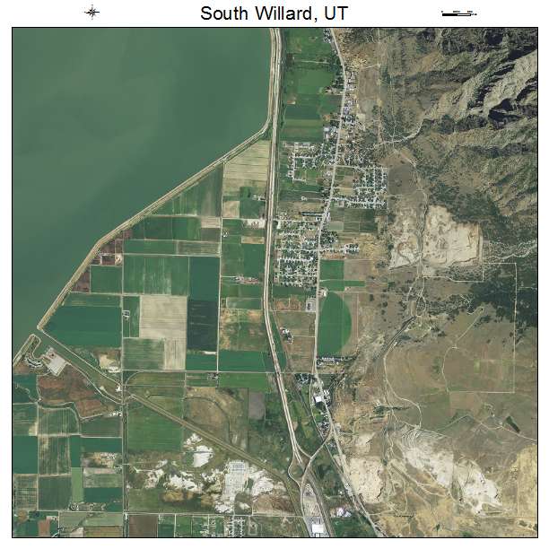 South Willard, UT air photo map