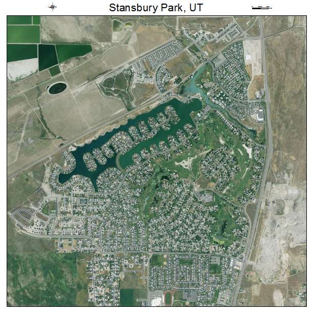 Stansbury Park, UT air photo map