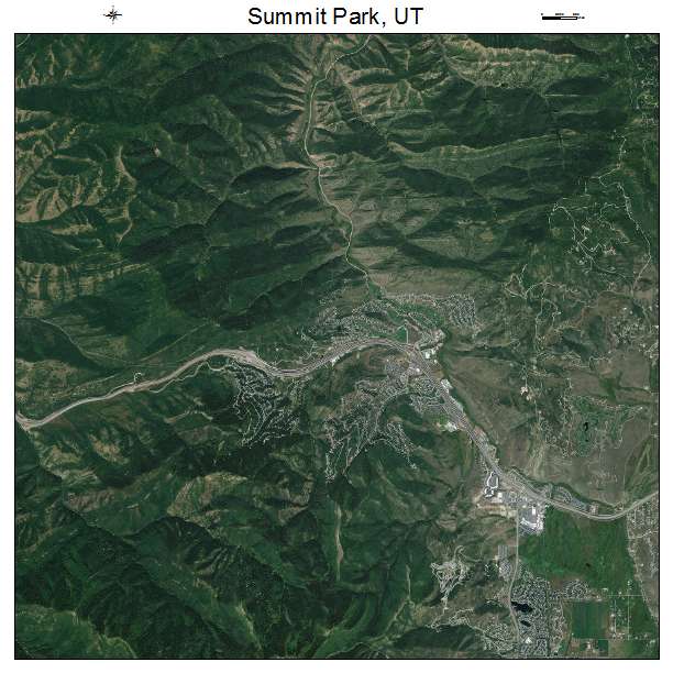 Summit Park, UT air photo map