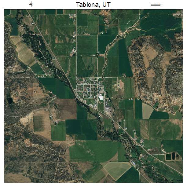 Tabiona, UT air photo map