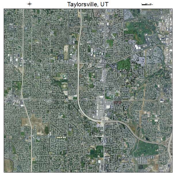 Taylorsville, UT air photo map