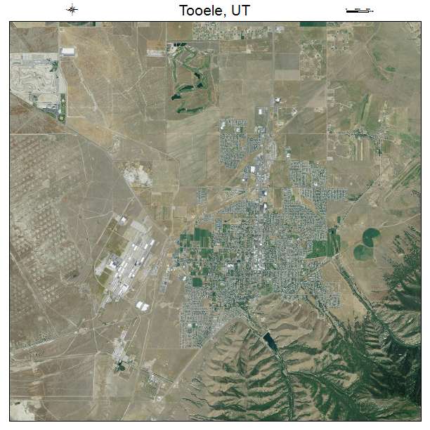 Tooele, UT air photo map