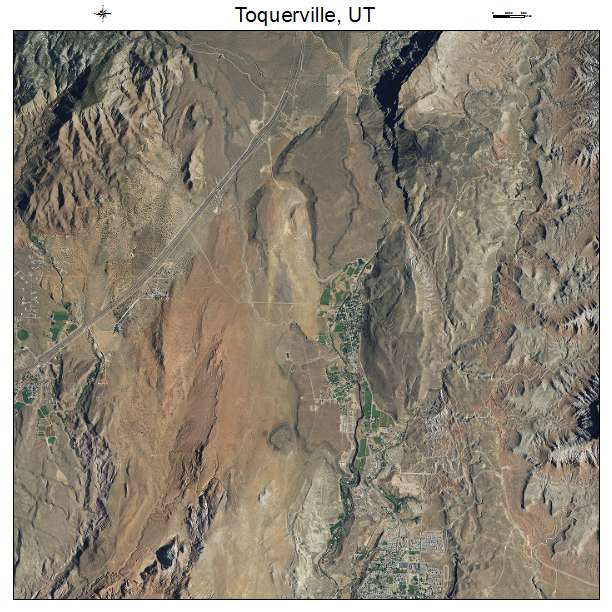 Toquerville, UT air photo map