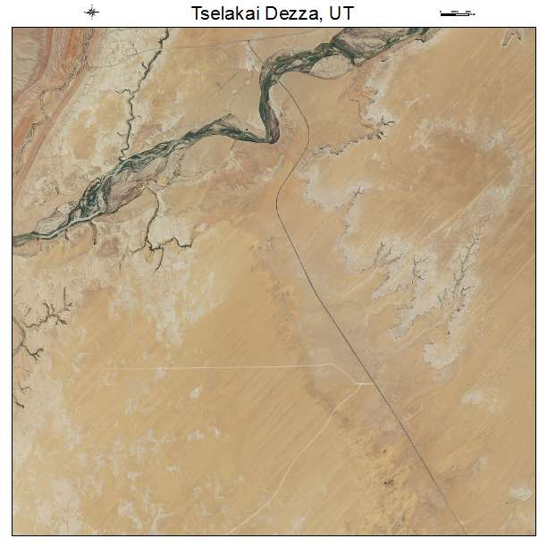 Tselakai Dezza, UT air photo map