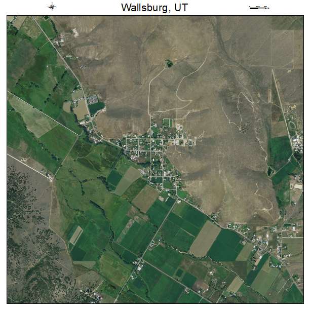 Wallsburg, UT air photo map