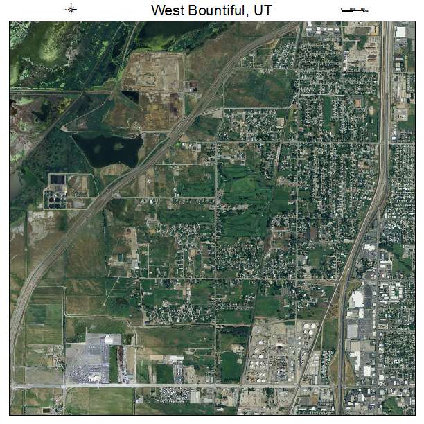 West Bountiful, UT air photo map