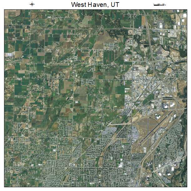 West Haven, UT air photo map