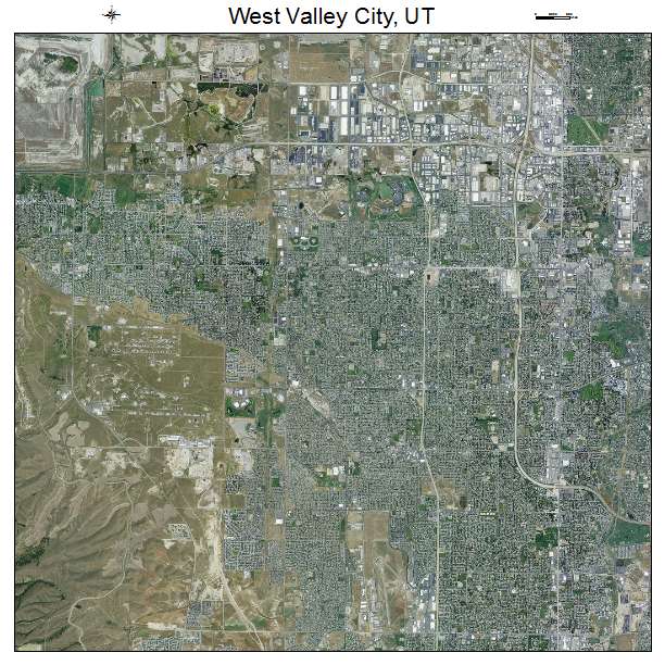 West Valley City, UT air photo map