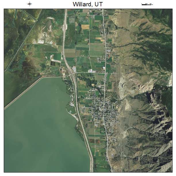 Willard, UT air photo map