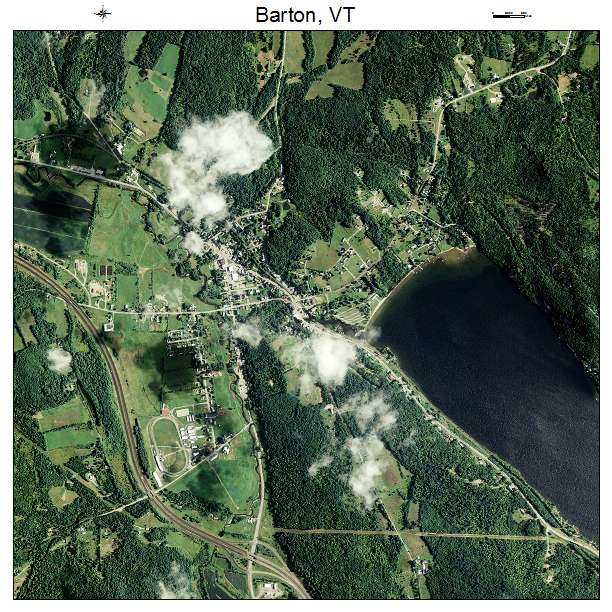 Barton, VT air photo map