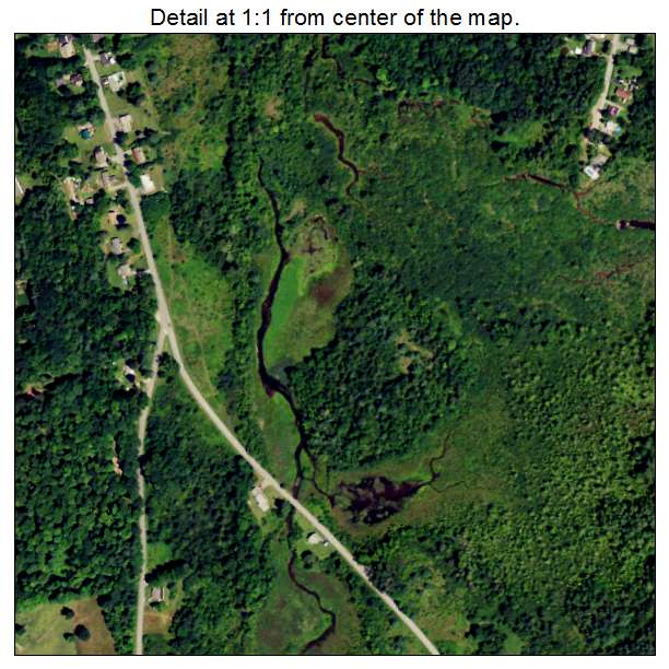 Bennington, Vermont aerial imagery detail