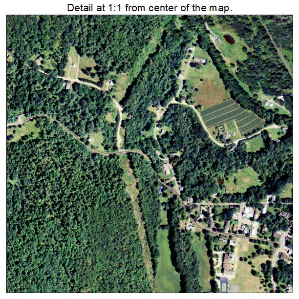 Newbury, Vermont aerial imagery detail