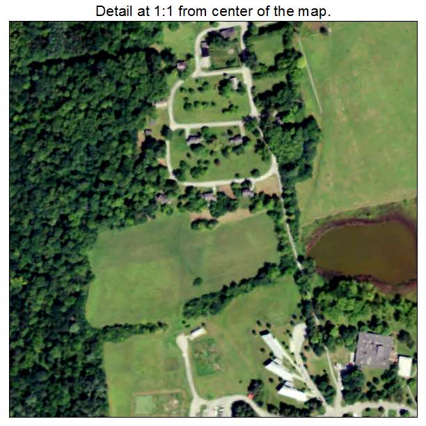 North Bennington, Vermont aerial imagery detail