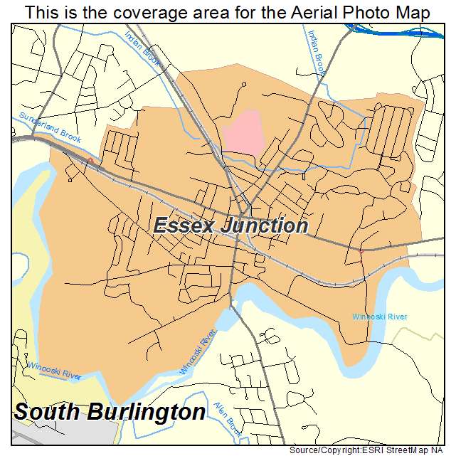 Essex Junction, VT location map 