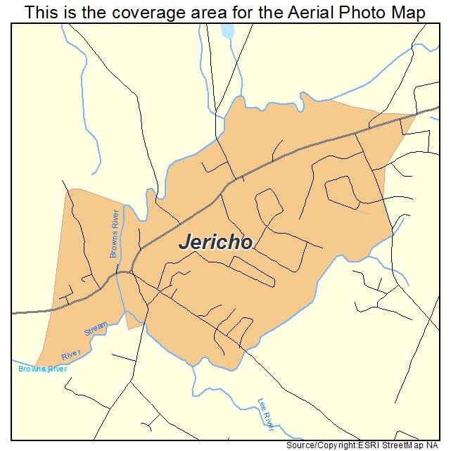 Jericho, VT location map 