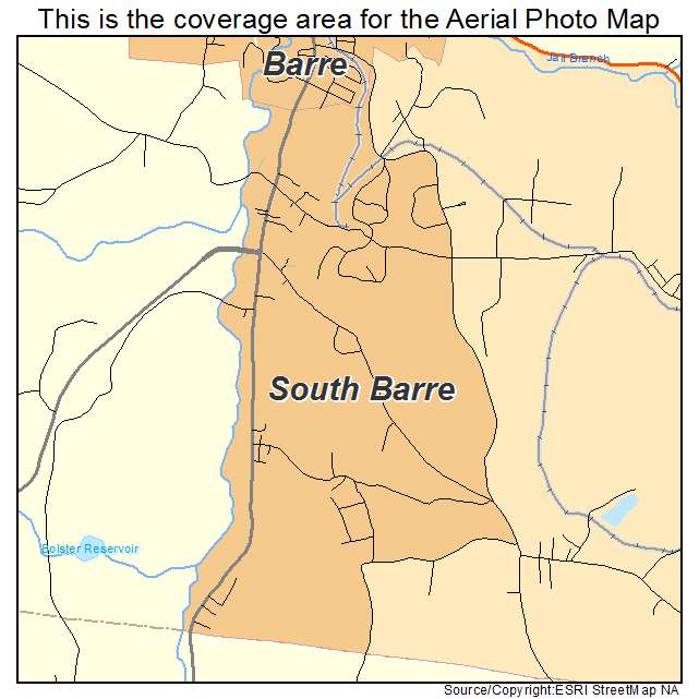 South Barre, VT location map 