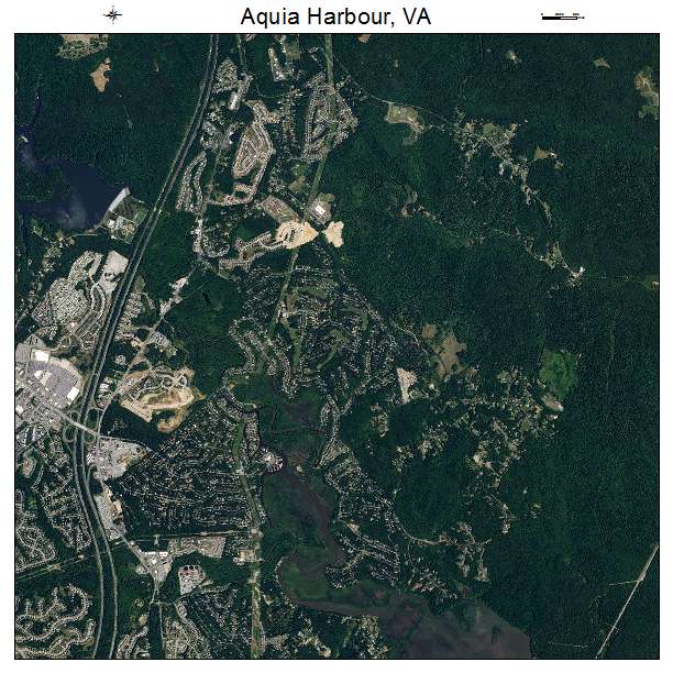 Aquia Harbour, VA air photo map