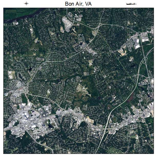 Bon Air, VA air photo map
