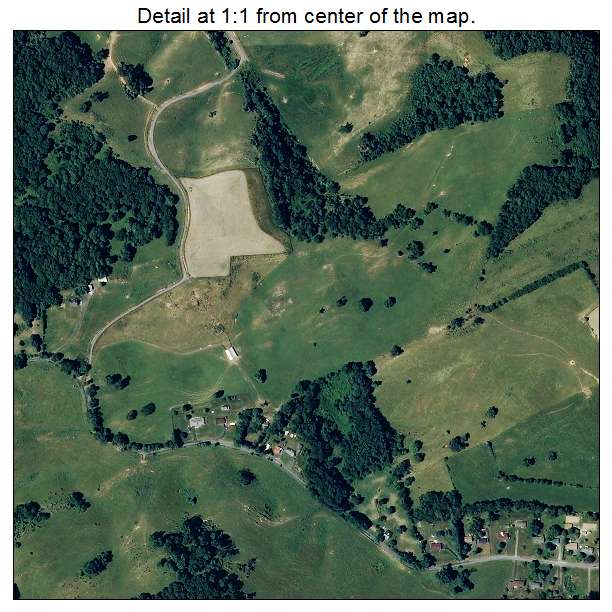 Adwolf, Virginia aerial imagery detail