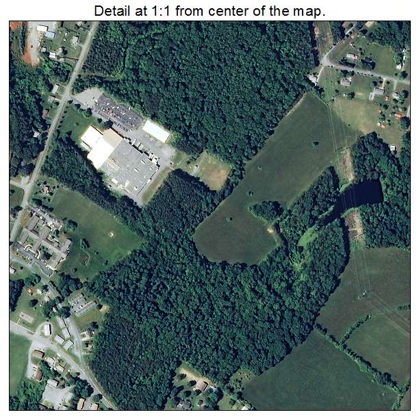 Altavista, Virginia aerial imagery detail