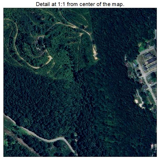 Appalachia, Virginia aerial imagery detail